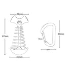 Outdoor Awning Tent Fixed Hook Buckle Plank Floor Spring Nails Camping Equipm