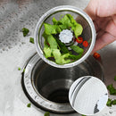 Stainless Steel Kitchen Water Sink Filter Washbasin Drain Hair Catcher Bath Plug