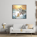 Diamond Painting 5D Full Round Drill Mosaic DIY Donkey Kit Bedroom Decoration