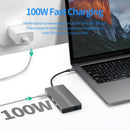Jack USB Type-C Hub Gigabit Ethernet Docking Station 4K Dual HDMI For Laptop PC
