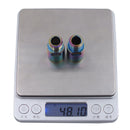 Bike Pedal Extender Extension Bolts Spacers Axle Crank Pedal (Colorful)