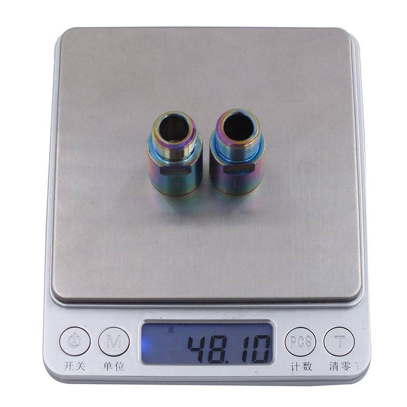 Bike Pedal Extender Extension Bolts Spacers Axle Crank Pedal (Colorful)