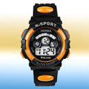 5pcs Multifunction Waterproof Sports Electronic Children Watches (Orange)