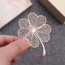 Cute Stationery Book Holder Apricot Chinese Style Tassel Metal Bookmark Leaf