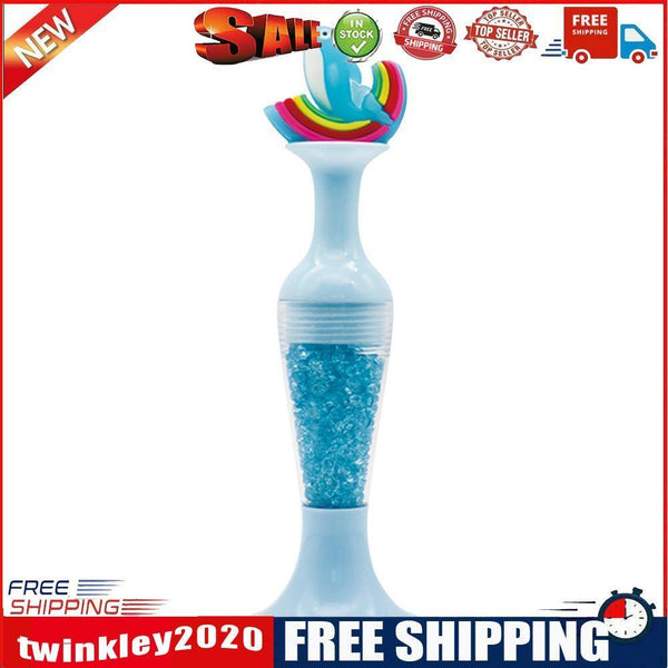 Vase 5D Diamond Painting Point Drill Pen DIY Craft (Blue Dolphin w/ Drill)