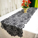 Living room Mantel Scarf Lace Table Runner Spider Web Spider Web Tablecloth