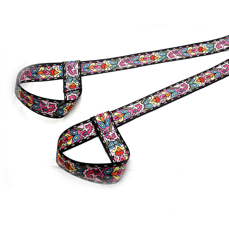 Digital Printed Yoga Mat Strap Adjustable Sling Shoulder Carrying Sling Belts