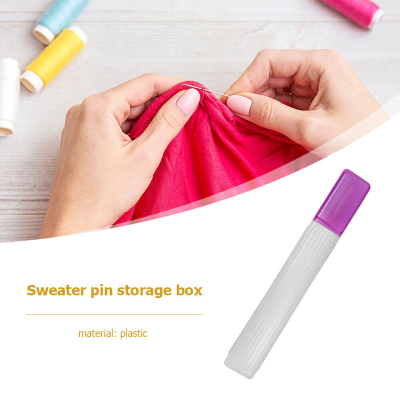 Plastic Knitting Needle Storage Organizer Sweater Sewing Needle Storage Tub