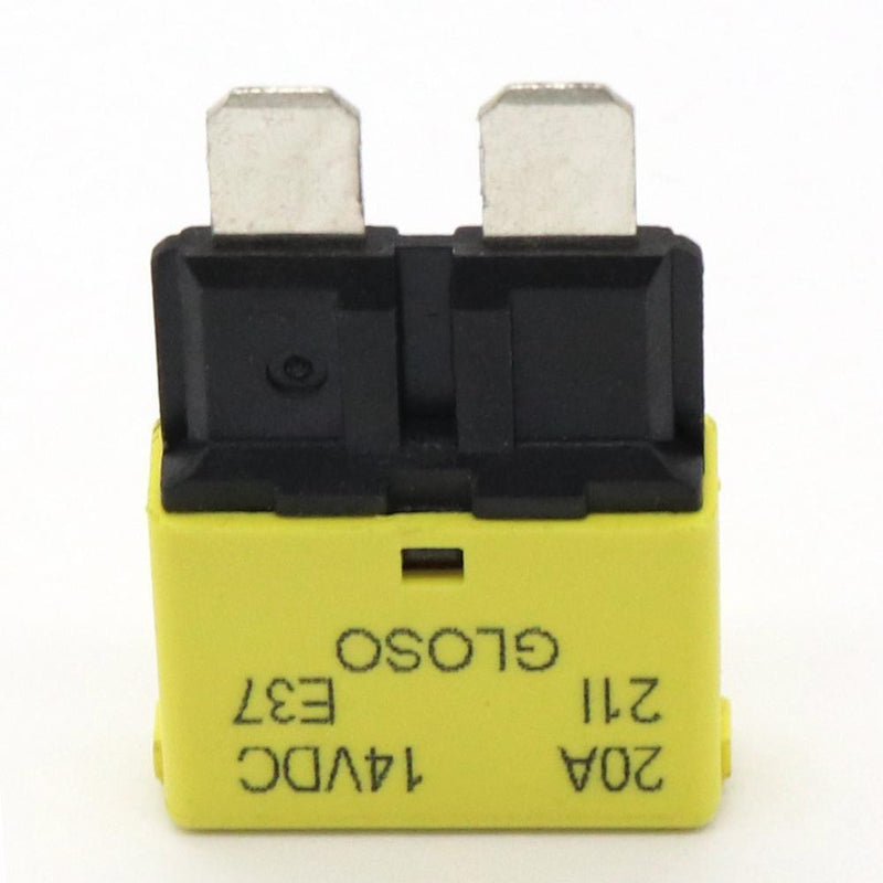 DC 28V Auto Reset ATC Circuit Breaker Blade Fuse for Car Marine Boat (20A)