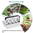 Manual Quad Soil Blocker Mini 4 Hand Held Soil Block Maker for Seedlings Newly