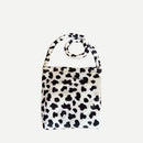Winter Fashion Female Plush Crossbody Shoulder Bag Cow Pattern Messenger Satchel
