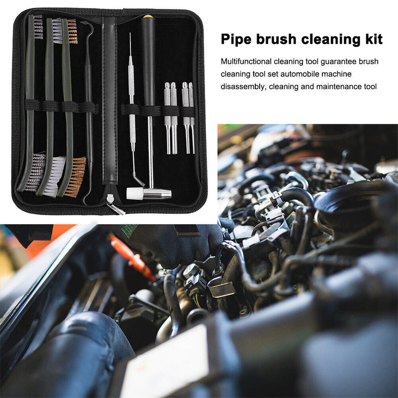 Universal Gun Barrel Cleaning Kit Gun Tube Cleaner Brushes Car Repairing Tool