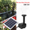 5W 5V Solar Fountain Pump with 9 Nozzles Solar Water Pumps Kit for Garden