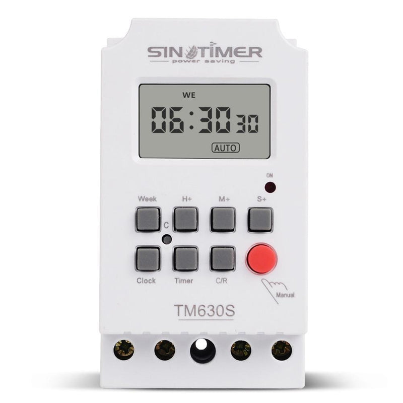 Weekly Programmable LCD Digital Timer Switch Controller Setting Clock (12V)