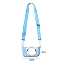 Portable Mini Cartoon Camera Cover Adjustable Silicone Shell (Blue Dog) Newly