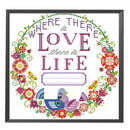 Partial Embroidery Love Life Needlework Stamped 14CT DIY Cross Stitch Kits Decor