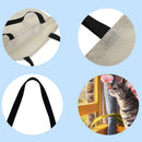Cat Printed Shoulder Shopping Bag Casual Large Tote Handbag (40*40cm)C