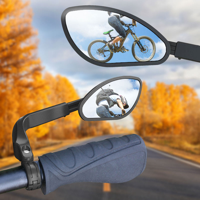 Bike Mirror - MTB Road Bicycle Safe Rear View Mirrors for Handlebar (Left) Newly