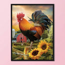 ull Embroidery Printed Rooster Animal DIY Cross Stitch Kits 11CT Needlework Sets