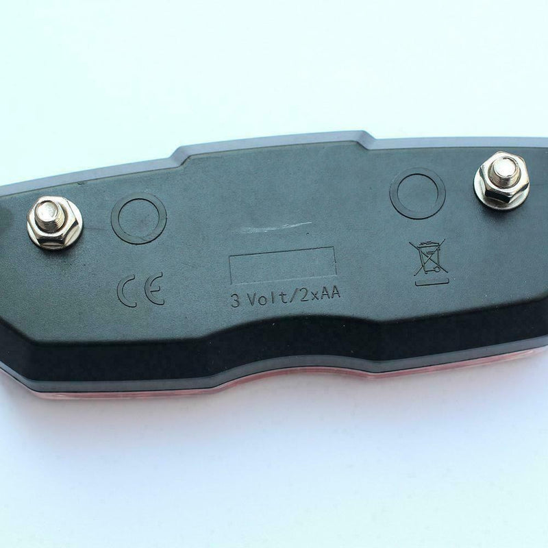 Bicycle Rear Reflector Tail Light For Luggage Rack Alloy Battery NO Q5K5