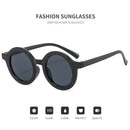 Summer Kids Girl Boy Sunglasses Children Round Sun Glasses UV400 (Black) Newly
