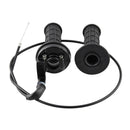 7/8" Twist Throttle Accelerator Handle Grips Cable Set Mini Bike ATV Quad 22mm