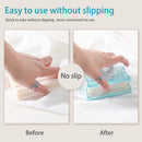Soap Box with Bubbler - Transparent Dishwashing Soap Saver Box Case (Blue) Newly