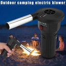 Electric BBQ Fan Air Blower For Outdoor Camping Picnic Grill Portable n D0L0
