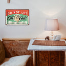 Not Let Cat Out Retro Metal Plate Tin Sign Plaque for Bar Pub Club Cafe Art