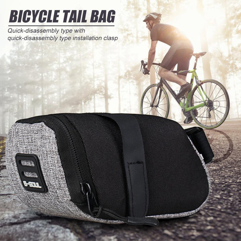 Reflective Bike Saddle Bag MTB Bicycle Cycling Pouch Tail Rear Seat Cushion