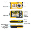 Underwater Camera - HD 48MP Digital Camera Selfie 16X Waterproof Video Reco