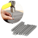 9pcs Metal Jewelry Stamps Punch Working Blank Bangle Stamping Mold (Heart) Newly