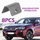 8pcs In Channel Wind Rain Deflectors Fitting Clips Replacements for Heko G3