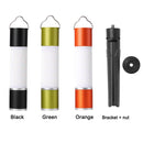 Camping LED Telescopic Flashlight with Tripod Nuts Rechargeable Torch (B)