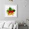 Frameless Bow Bell Oil Paint by Numbers Kit Handpainted Picture Artwork Craft