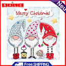 Diamond Painting Kit Merry Christmas Gnomes Full Round Drill DIY Home Decoration