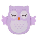 Cartoon Owl Lunch Box Food  Storage Container Portable Bento Box(Purple)