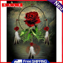 Rose Dreamcatcher Full Round Drill Mosaic Art Picture of Rhinestone Decoration