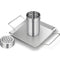Detachable Chicken Duck Holder Chicken Roasting Plate Pan for Picnic Camping BBQ