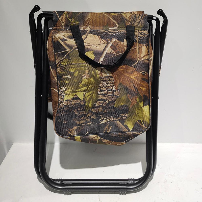 heummyo outdoor folding chair fishing chair seat stool with backrest storage bag