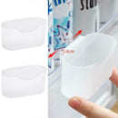 2Pcs Kitchen Cabinet Counter Shelf Stackable Refrigerator Rack Organizer H5Q7