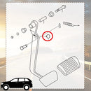 Parts Brake Light Switch Stopper Cushion Clutch Brake Pedal Pad For 90541-06036