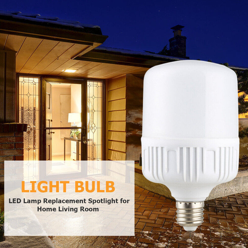 50W LED Lamp E27 Light Bulb Replacement Spotlight for Home Living Room  Newly