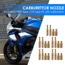 20pcs Carburetor Main Jet + Slow / Pilot Jet Kit for Keihin PWK OKO CVK Newly
