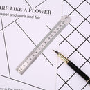 Stainless Steel Metal Straight Ruler Double Sided Measuring Tool (150mm) Newly