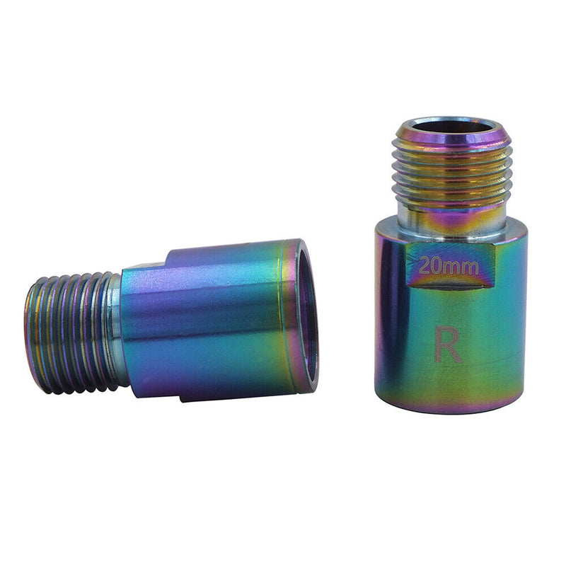 #A Mountain Bike Pedal Extension Bolts Spacers Axle Crank for MTB Pedal Accessor