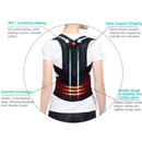 Adjustable Back Support Spine Shoulder Correction Brace Belt Elastic Strap