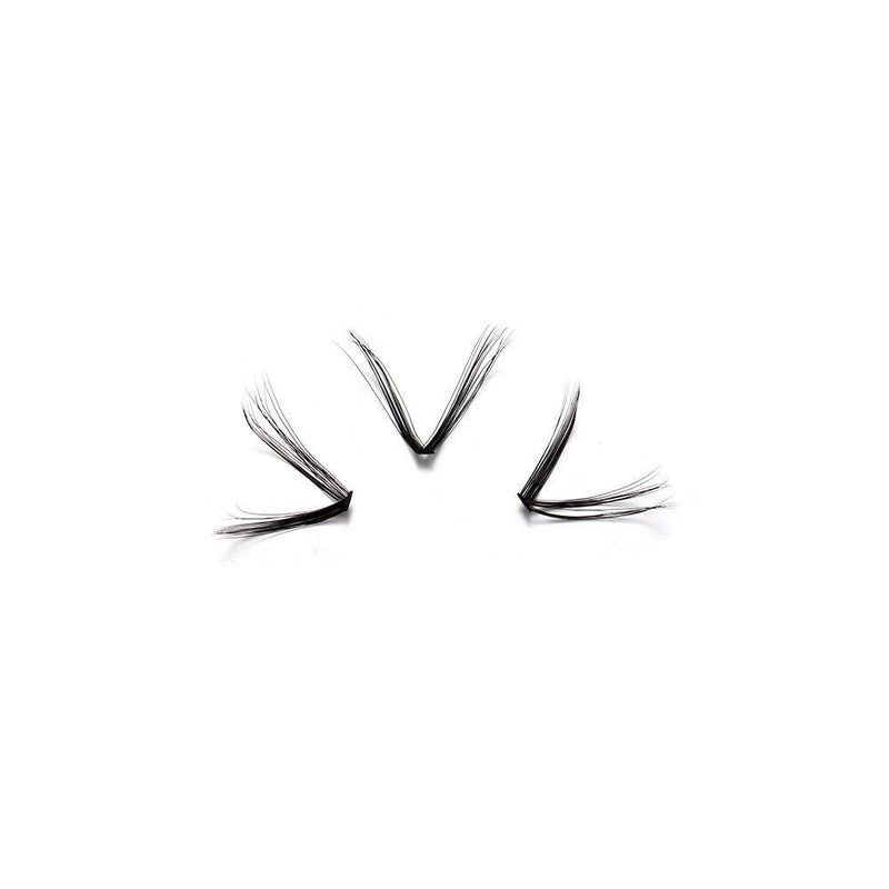 Volume Segment Eyelashes V-shape Cluster Lashes Individual False Eyelashes Blue