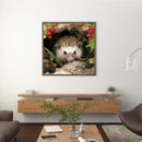 Oil Painting By Numbers Acrylic Handmade Little Hedgehog Digital Picture Deco