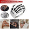 Skeleton Hand Silber Plt verstellbarer Daumenring Damen Schmuck Geschenk.